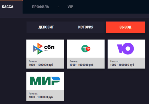 Способы вывода денег с онлайн-казино